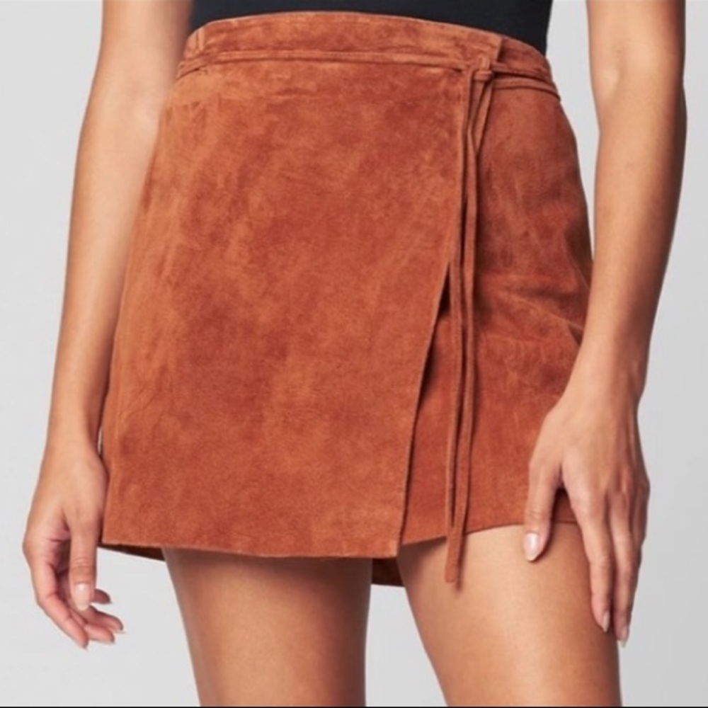 Blank NYC Brown Mini Skirt